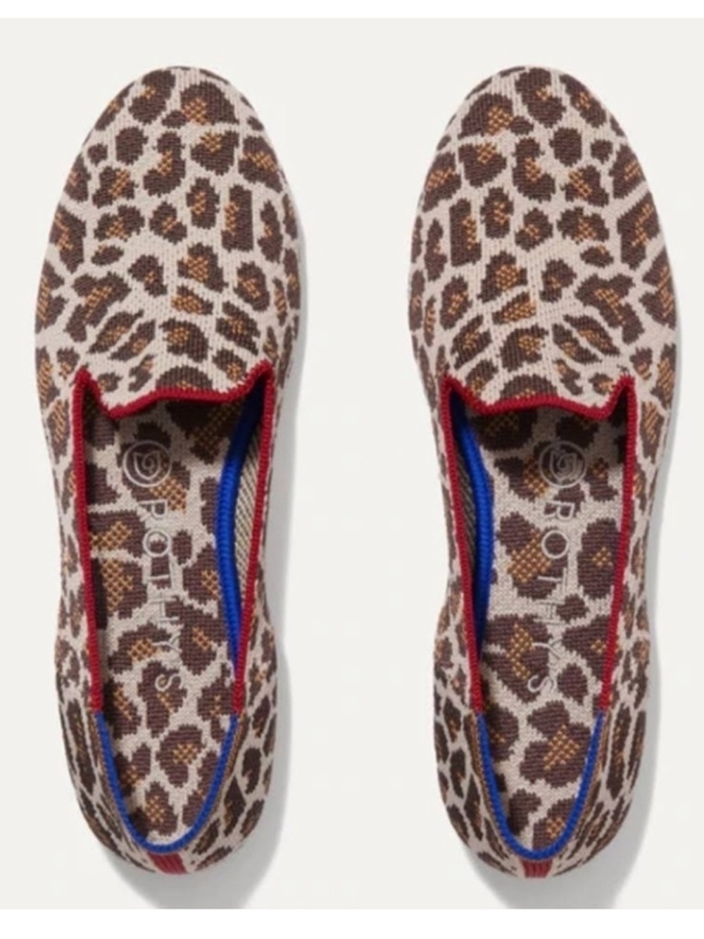 The Loafer in the Mocha Spot leopard print pattern Sz 8